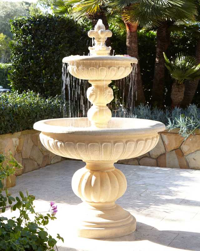 Lionhead Stonecast Fountain